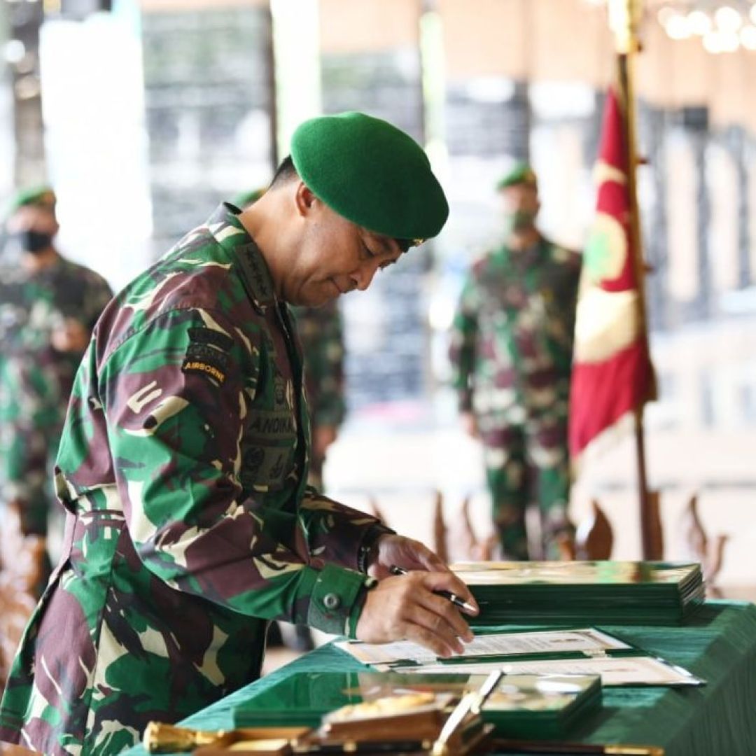 Kasad Pimpin Sertijab 7 Jabatan dan Penyerahan 2 Jabatan di Jajajaran TNI AD