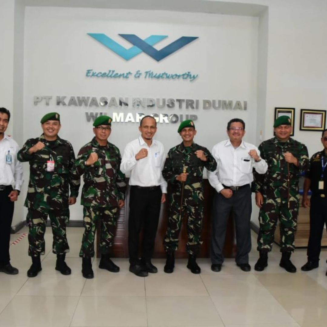 Kunjungi PT.Wilmar Group, Danrem 031/WB Himbau Cegah Karhutla