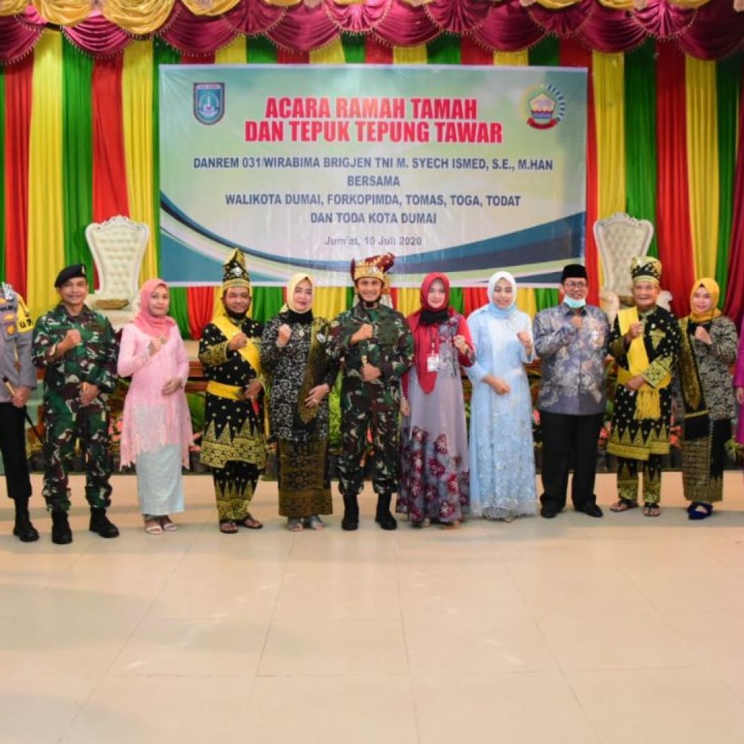 Silaturahmi Dengan Pemda Kota Dumai, Danrem 031/WB Ajak Masyarakat Sukseskan Pilkada Kota Dumai