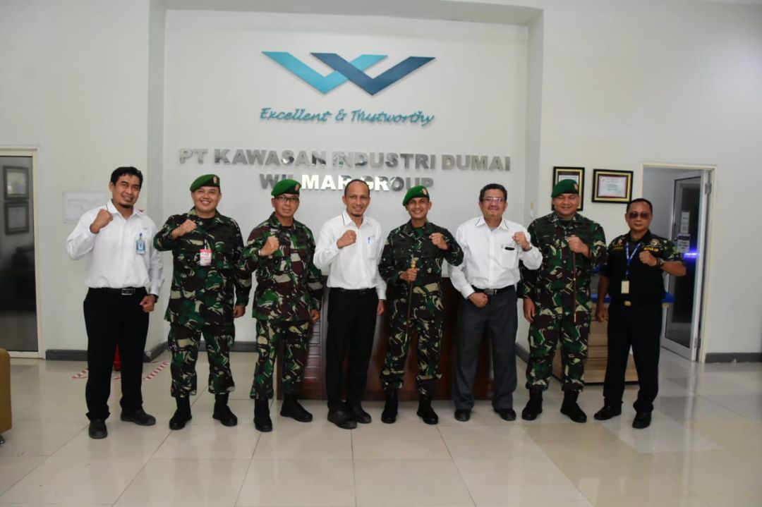 Kunjungi PT.Wilmar Group, Danrem 031/WB Himbau Cegah Karhutla