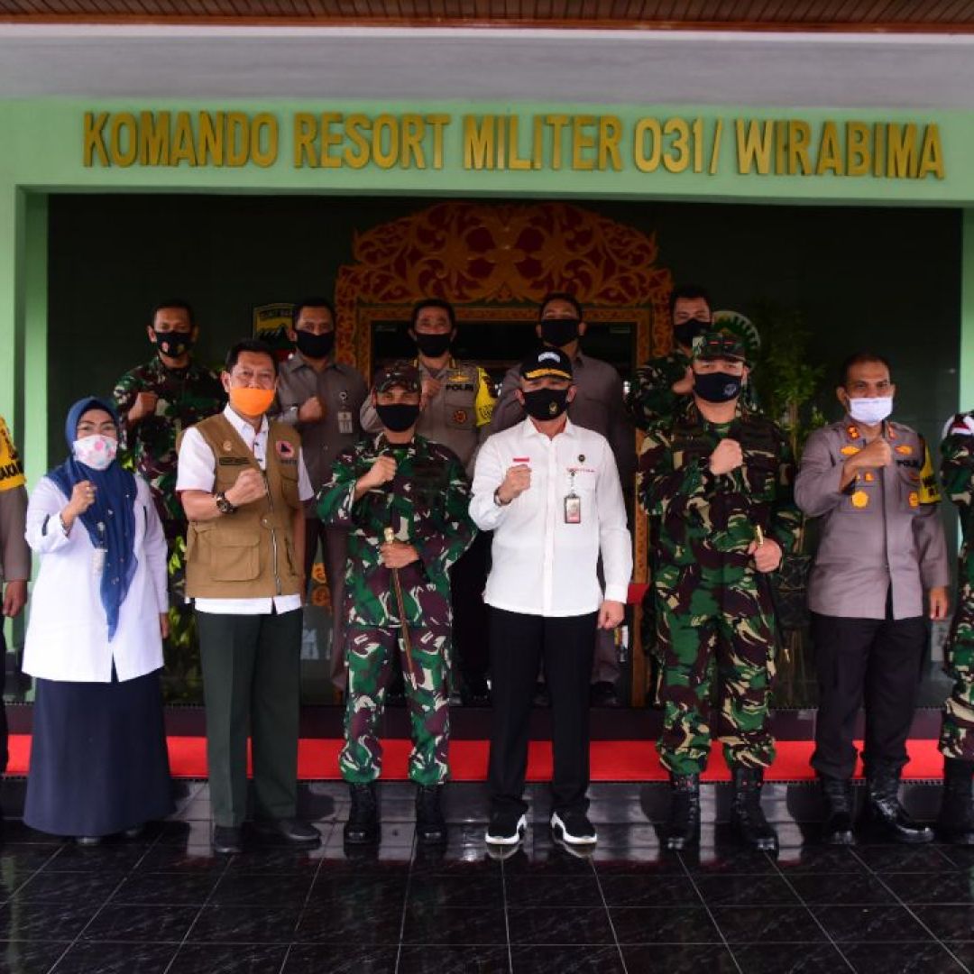 Deputi Menkopolhukam Apresiasi Kinerja Korem dan Forkopimda Riau Dalam Penanggulangan Covid � 19