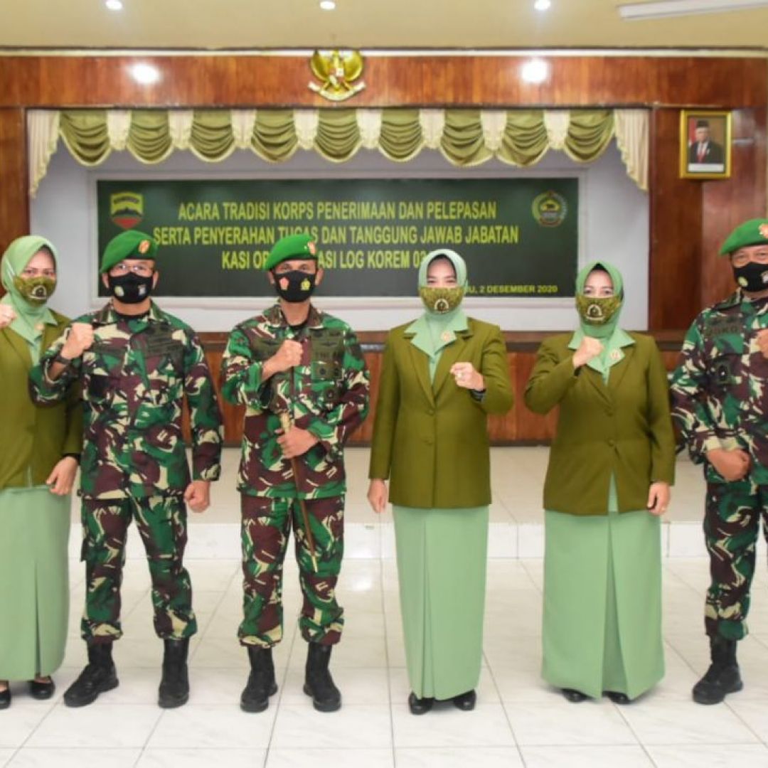 Danrem Pimpin Sertijab 2 Kasi Korem 031/WB