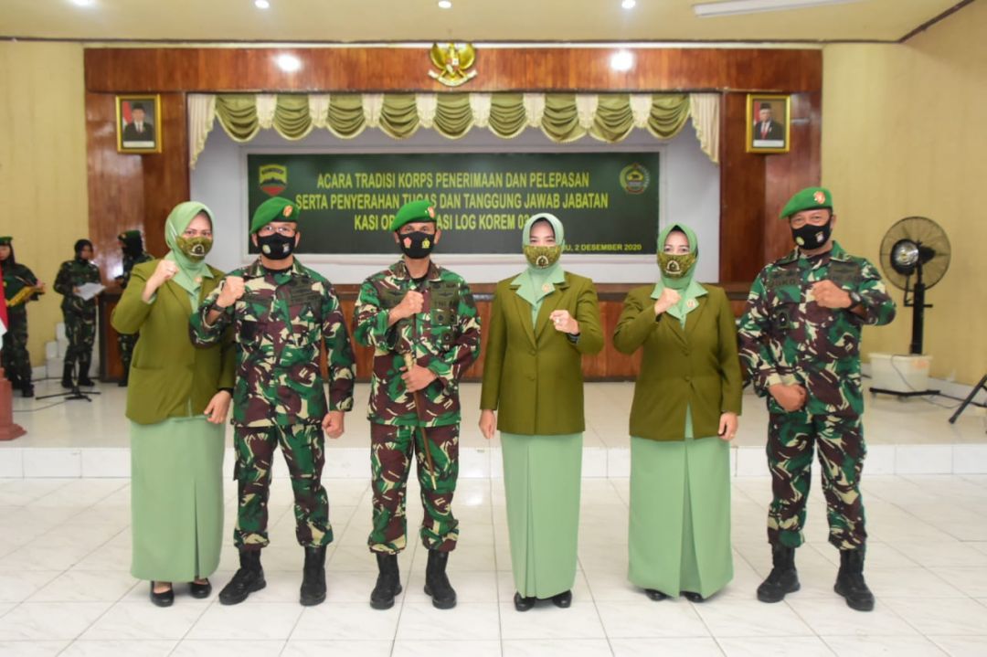 Danrem Pimpin Sertijab 2 Kasi Korem 031/WB